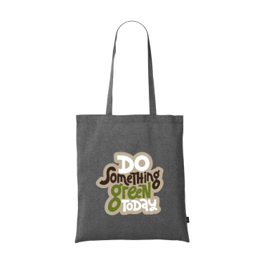 Logotrade business gift image of: GRS Recycled Cotton Shopper (180 g/m²) bag