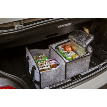 Logotrade promotional giveaway image of: Trunk GRS RPET Felt Organiser Cooler bag