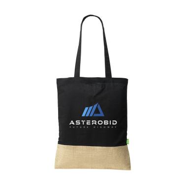 Logo trade promotional giveaways picture of: Combi Organic Shopper (160 g/m²) bag