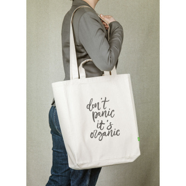 Logotrade corporate gift picture of: Organic Cotton Canvas Tote Bag (280 g/m²)