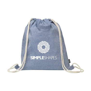 Logotrade promotional merchandise photo of: GRS Recycled Cotton PromoBag Plus (180 g/m²) backpack