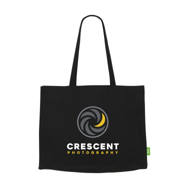 Logo trade promotional giveaway photo of: ECO Shopper GOTS Organic Cotton (180 g/m²) bag