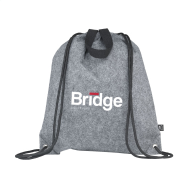 Logo trade promotional products picture of: GRS RPET Felt PromoBag Plus backpack