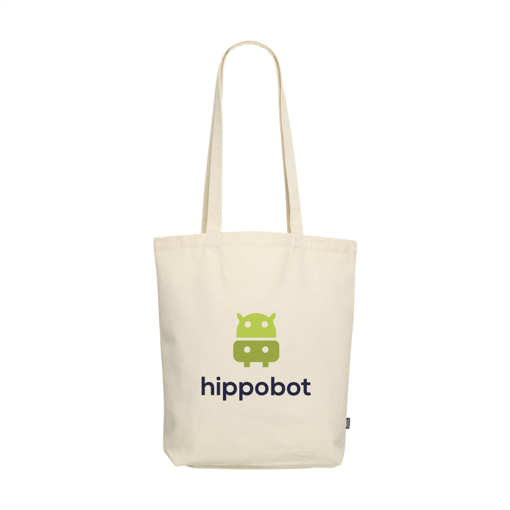 Logo trade promotional gift photo of: GRS Recycled Canvas Bag Natural (260 g/m²)