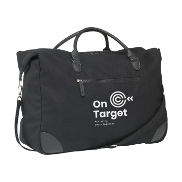 Logo trade promotional item photo of: Denver Duffle Recycled Canvas travelling bag