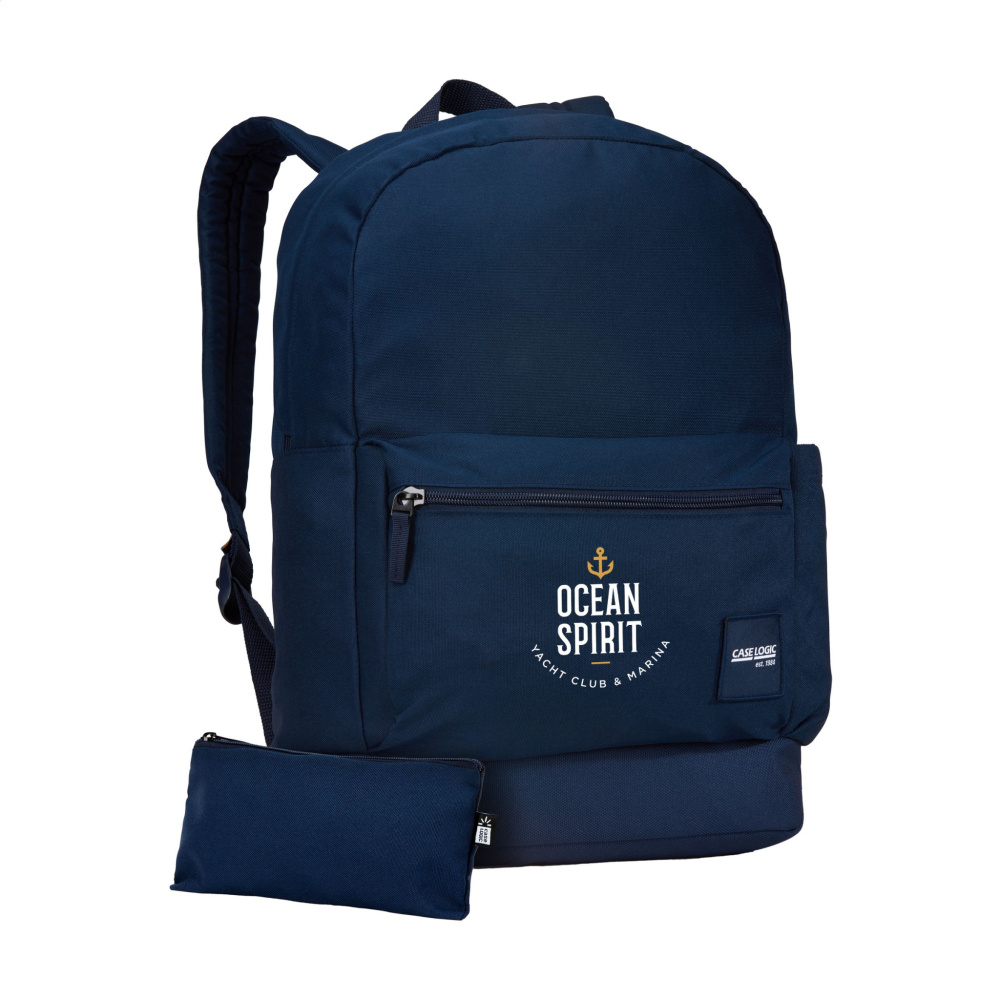 Logo trade promotional giveaways image of: Case Logic Commence Recycled Backpack 15,6 inch