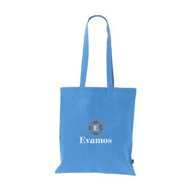 Logo trade corporate gift photo of: Shoppy Colour Bag GRS Recycled Cotton (150 g/m²)