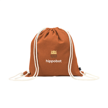 Logotrade promotional giveaway image of: PromoColour GRS Recycled Cotton Backpack (150 g/m²)