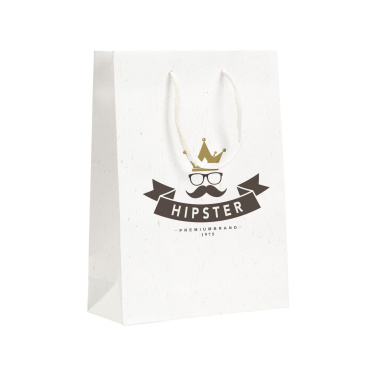 Logotrade promotional giveaway picture of: Leaf It Bag recycled with straw fibres (180 g/m²) M