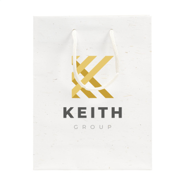 Logo trade advertising products picture of: Leaf It Bag recycled with straw fibres (180 g/m²) S