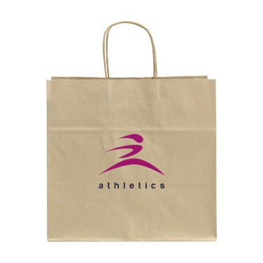 Logo trade corporate gifts image of: Leaf It Bag recycled grass paper (90 g/m²) L