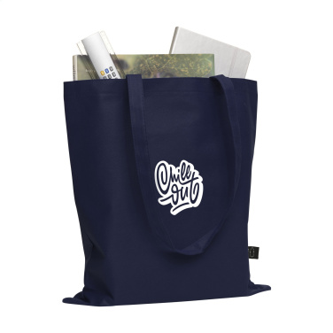 Logo trade promotional products image of: Shopper GRS RPET (80 g/m²) shopping bag