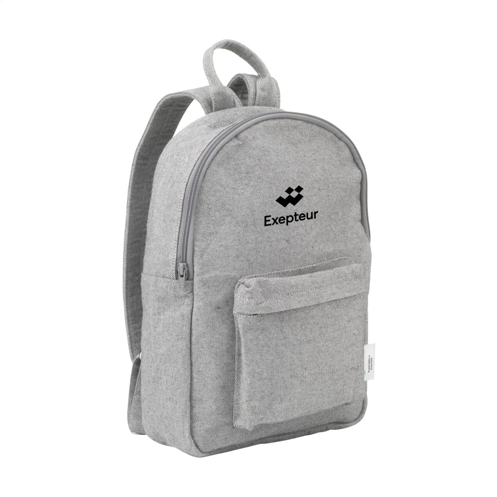 Logotrade promotional product picture of: Wolkat Agadir Recycled Textile Backpack