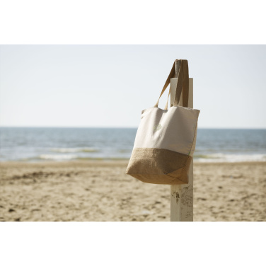 Logo trade promotional giveaway photo of: Cancun Beachbag Organic Cotton (320 g/m²)