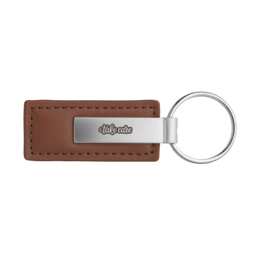 Logotrade promotional product image of: LeatherKey keyring