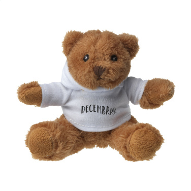 Logo trade promotional items picture of: HoodedBear bear cuddle toy