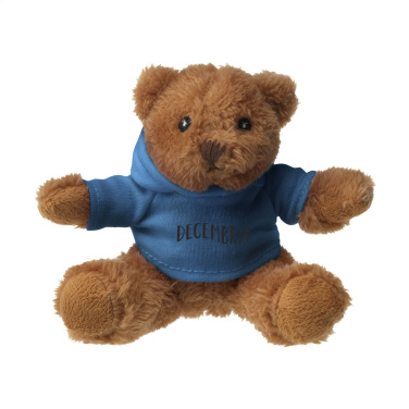 Logo trade business gifts image of: HoodedBear bear cuddle toy