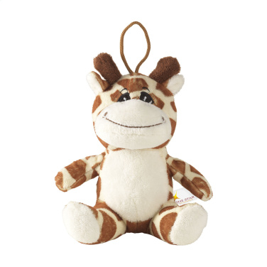 Logo trade promotional product photo of: Animal Friend Giraffe cuddle toy