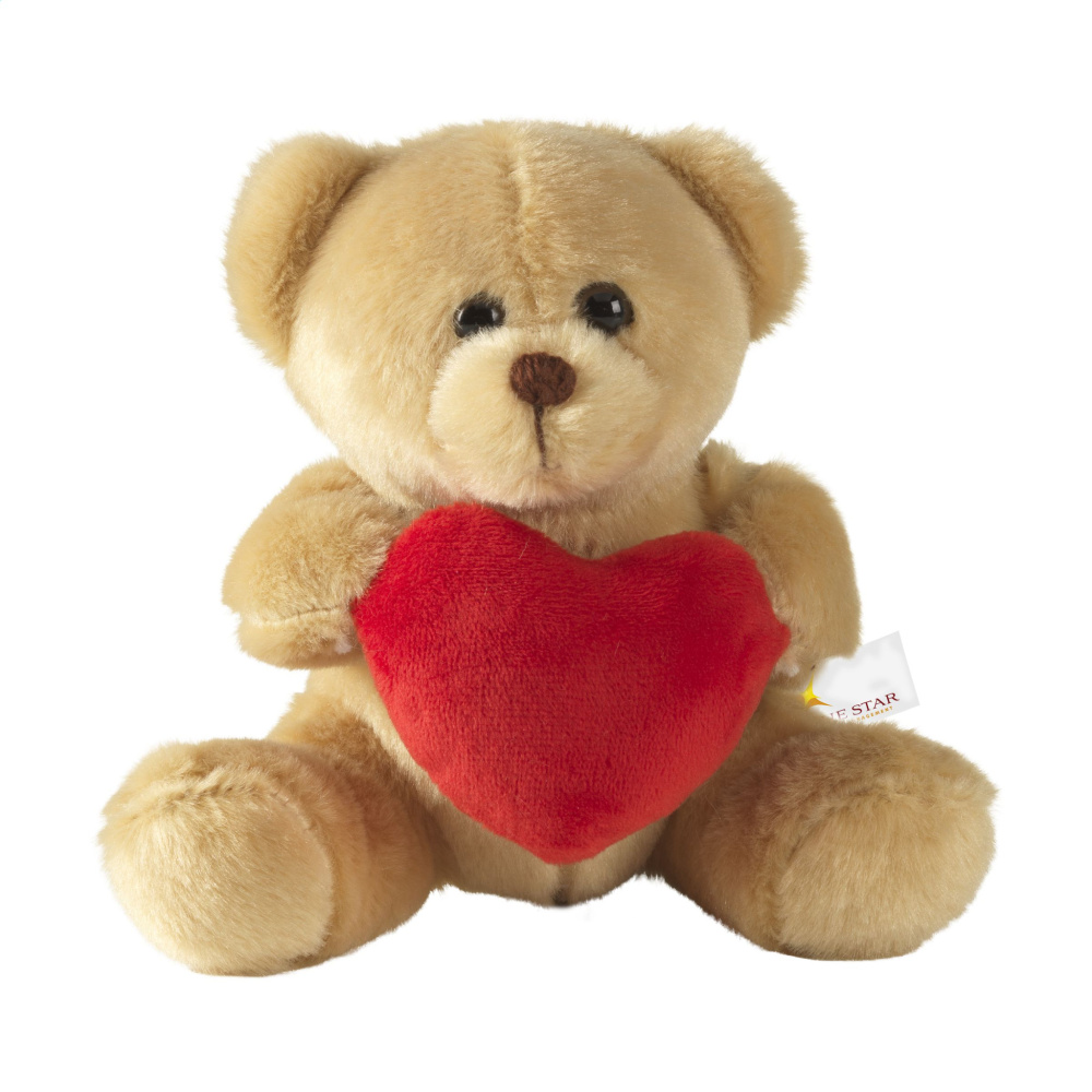 Logo trade promotional merchandise picture of: With Love Bear cuddly toy