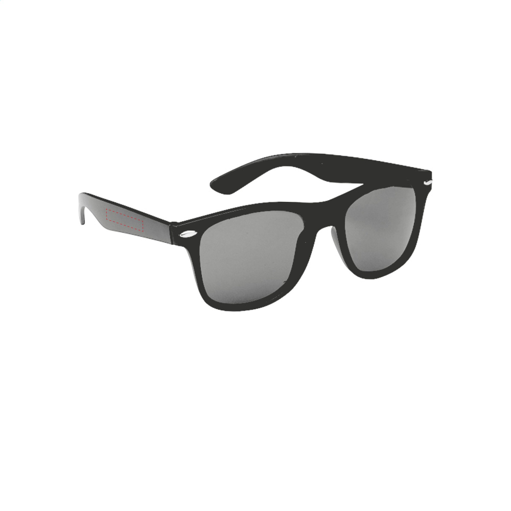 Logotrade promotional giveaway image of: Malibu Matt Black sunglasses