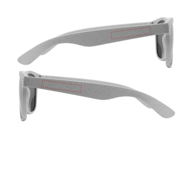 Logo trade corporate gifts picture of: Malibu Eco Wheatstraw sunglasses