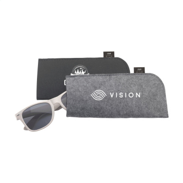 Logo trade promotional items image of: Feltro GRS RPET Pouch for glasses