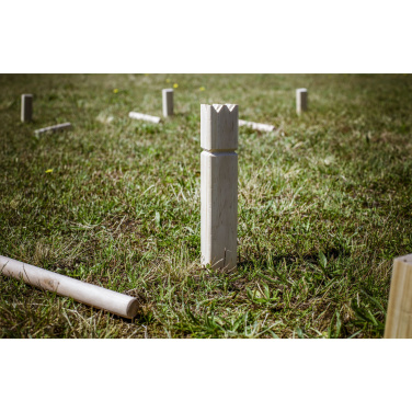 Logo trade promotional merchandise image of: Kingdom Kubb Outdoor Game