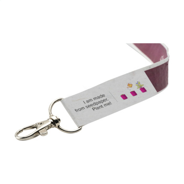 Logotrade promotional item picture of: Seed Paper Lanyard 2 cm