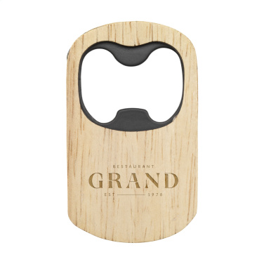 Logo trade promotional merchandise image of: BlackBeech Opener