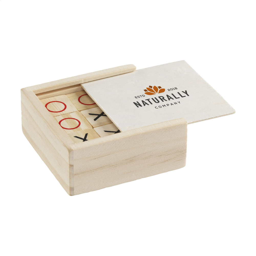 Logotrade promotional merchandise photo of: Tic Tac Toe Game Bamboo