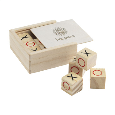 Logo trade business gift photo of: Tic Tac Toe Game Bamboo