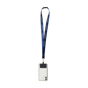 Logo trade promotional item photo of: Lanyard Sublimation Safety RPET 2 cm with Patch