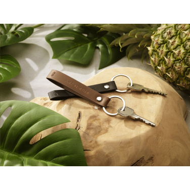 Logo trade corporate gifts picture of: Vegan Pineapple Leather Keyring