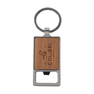 Logo trade promotional products image of: Sammy bottle opener / keyring