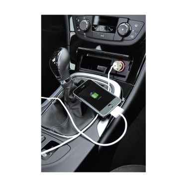 Logotrade promotional item picture of: USB CarCharger plug