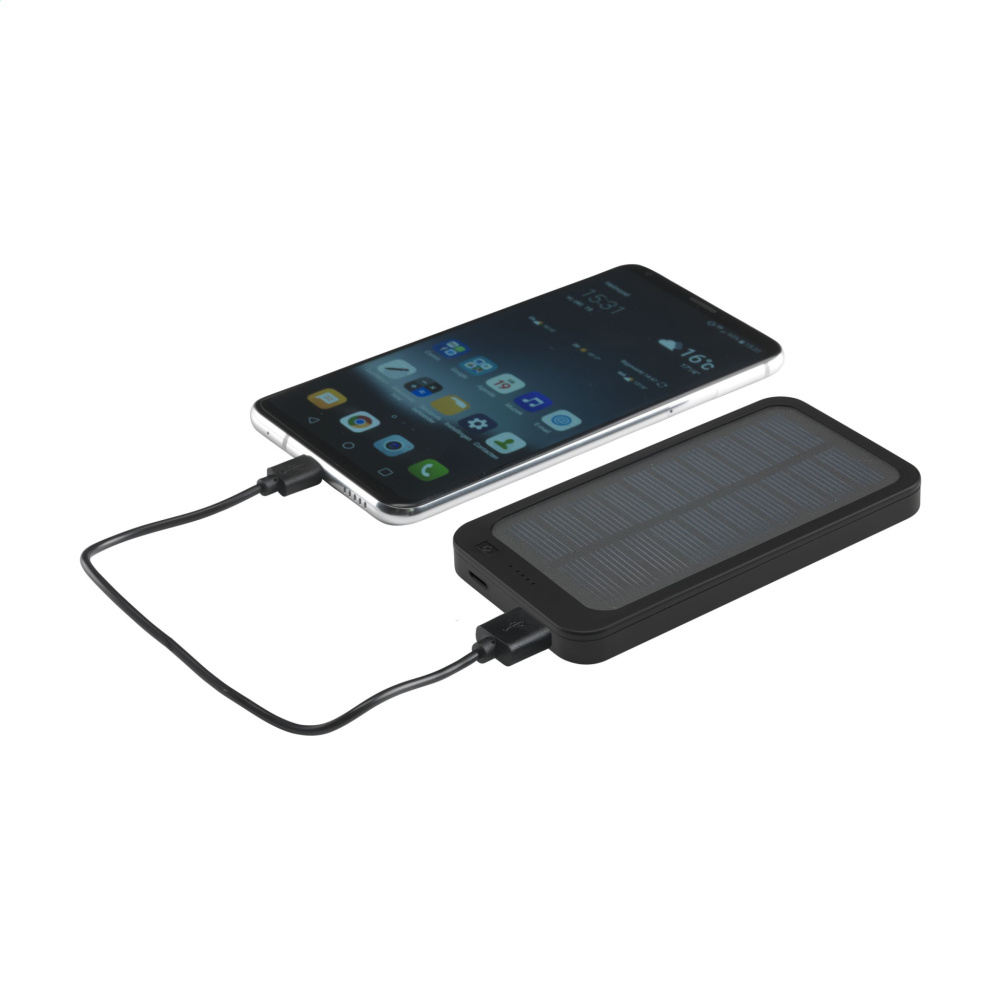 Logotrade corporate gift image of: Solar RCS Powerbank 4000 power charger