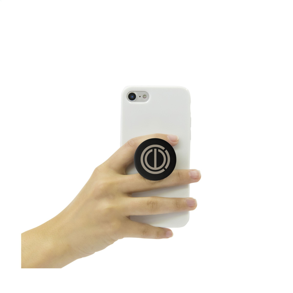 Logo trade promotional item photo of: PopSockets® Aluminium telephone holder