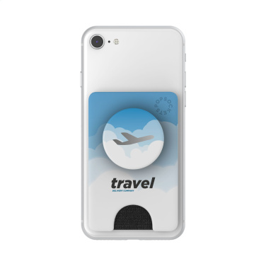 Logotrade advertising products photo of: PopSockets® PopWallet+ card holder with PopGrip