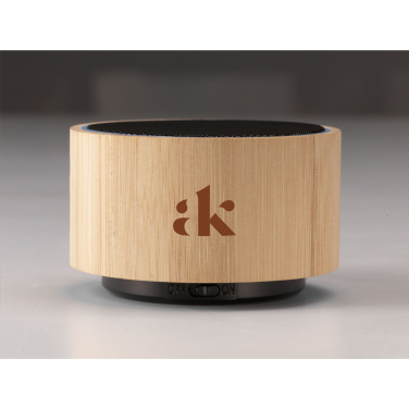 Logotrade promotional merchandise photo of: Wave Bamboo Wireless Speaker