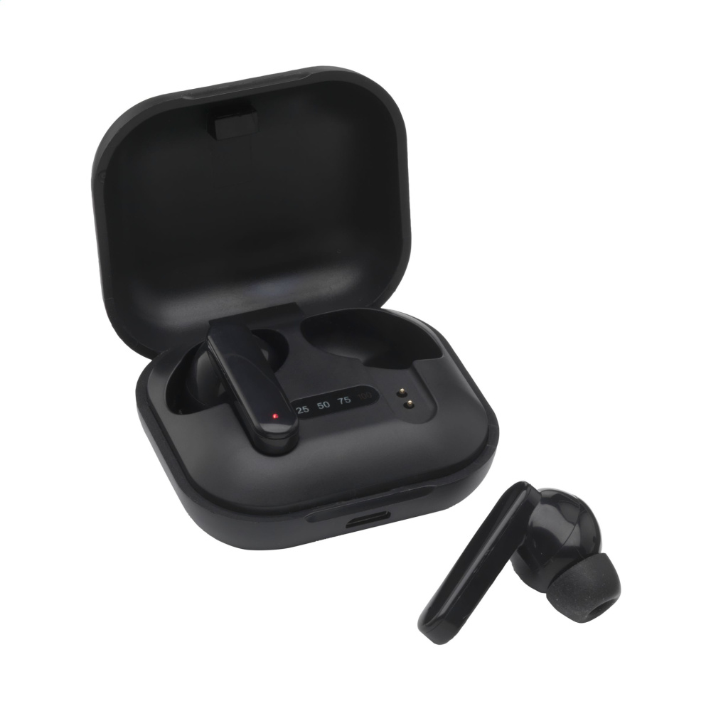 Logotrade promotional merchandise photo of: Aron TWS Wireless Earbuds in Charging Case