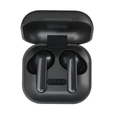 Logo trade business gifts image of: Aron TWS Wireless Earbuds in Charging Case