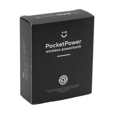 Logo trade promotional merchandise photo of: PocketPower 10000 Wireless Powerbank wireless charger