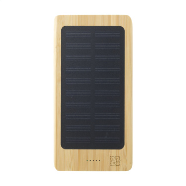 Logo trade promotional giveaways image of: Solar Powerbank 8000+ Wireless Charger