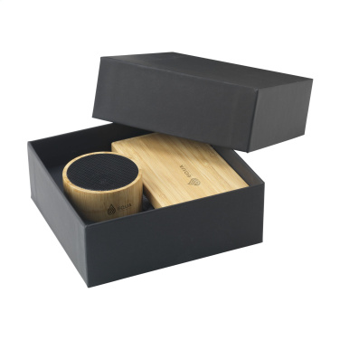 Logotrade promotional merchandise picture of: PowerBox Bamboo gift set