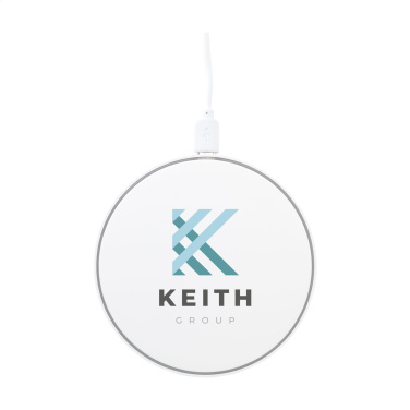 Logo trade promotional items picture of: Coil RCS Recycled Wireless Charger