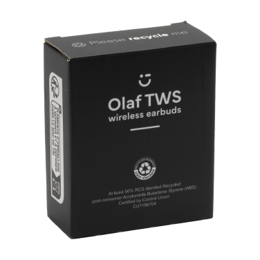 Logo trade promotional products image of: Olaf RCS TWS Wireless Earbuds