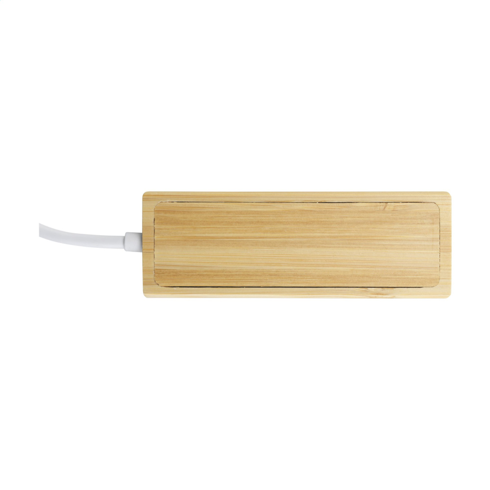 Logo trade promotional product photo of: Bamboo USB Hub