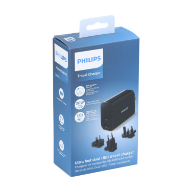 Logo trade corporate gift photo of: Philips Travel Charger