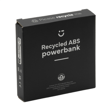 Logo trade promotional product photo of: Compact 5000 RCS Recycled ABS Powerbank