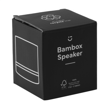 Logo trade corporate gifts image of: Bambox Bamboo Speaker